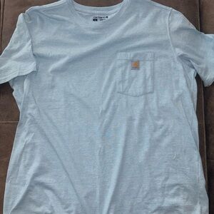 Carhartt Men's Sky Blue Short Sleeve Tee
